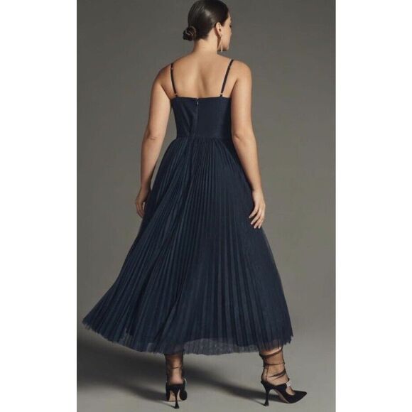 Anthropologie Hutch Pleated Sweetheart Dress $348 - Picture 7 of 11